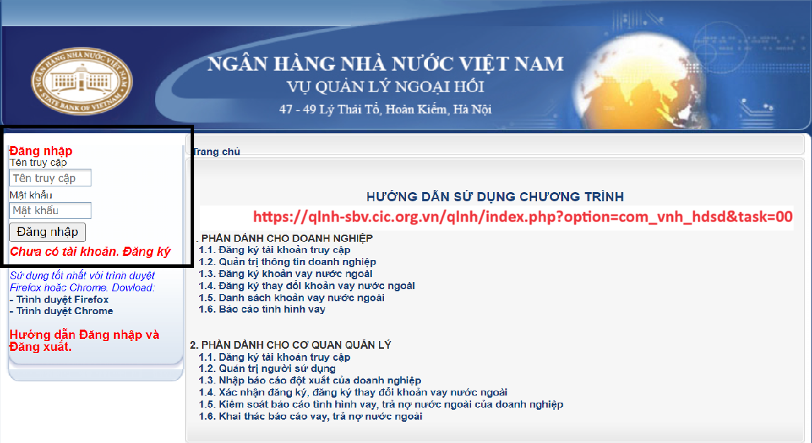 Thông báo khoản vay